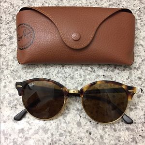 Ray Bans (gold metal and tortoise frame)